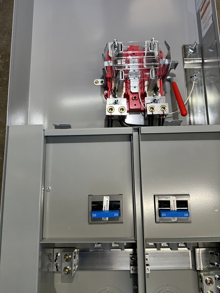 Milbank 400 320 amp meter socket Lever Bypass 200 amp Breakers Panel