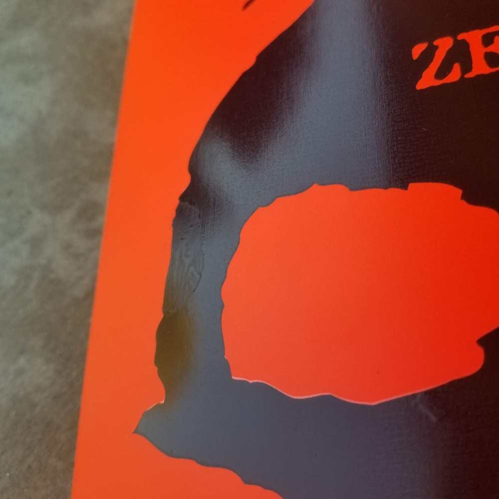 SIGNED Chris Cole Cobra Orange Dipped Pro Model Skateboard Deck