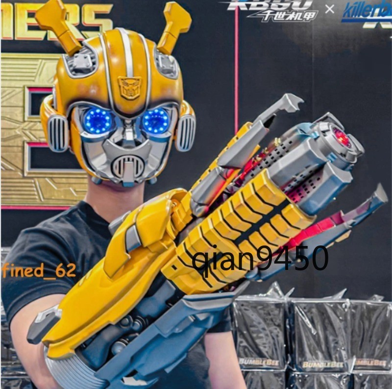 Bumblebee Arm Transformers US Stocking 1/1 Wearable Voice-Control LED Light Hand