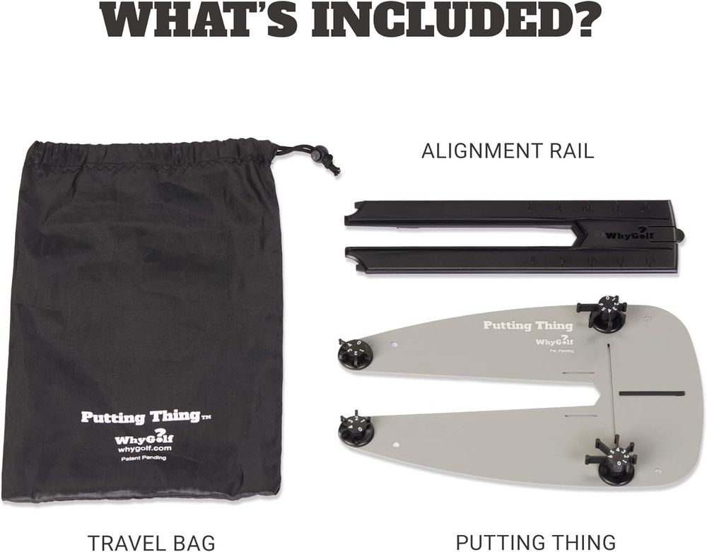Putting System & Putting Thing – Golf Training Aid for Stroke, Accuracy & Green