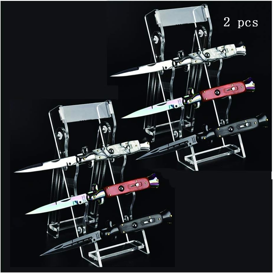 Knife Display Stand Arcylic, Fold
