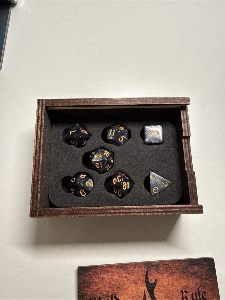 Custom Handmade Dice Set D&D