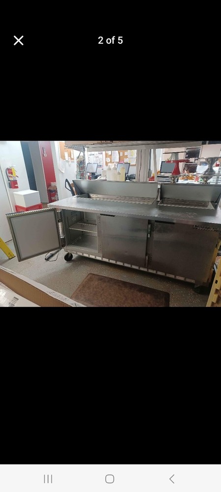 commercial refrigerated prep table