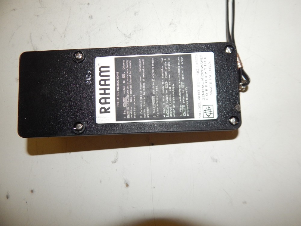 RAHAM RADIATION HAZARD METER MODEL 481B (TSM24)