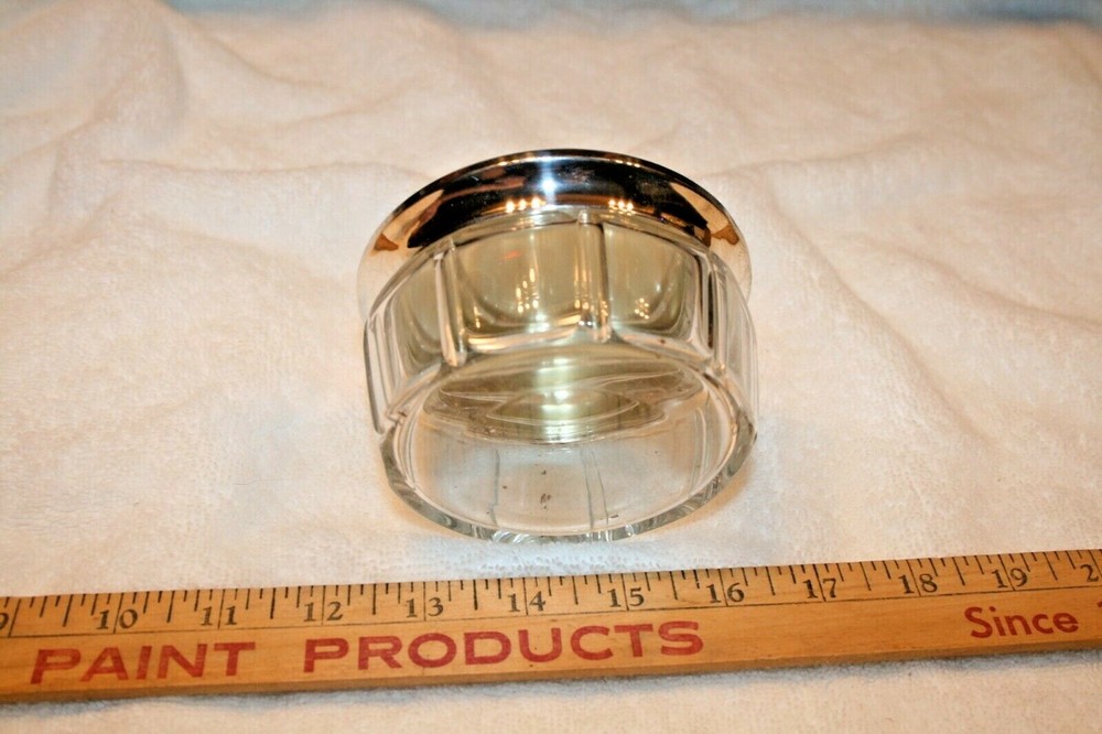 Antique Gorham B5 Sterling & Cut-Glass Dish
