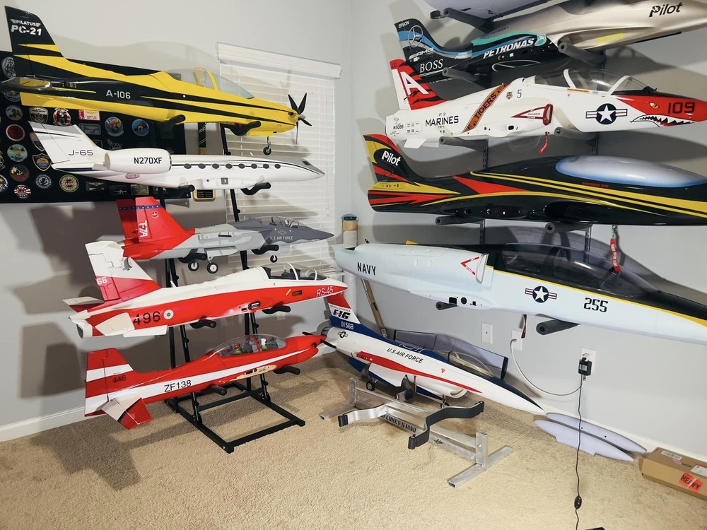 RC Airplanes Storage Rack System (18")