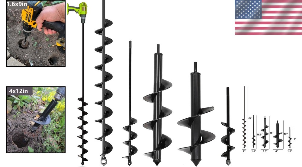Universal Cordless Drill Auger Bit Set
