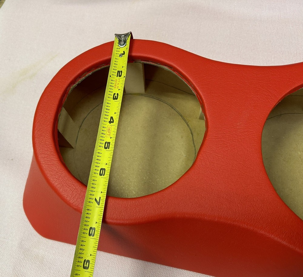 titty panel For 2-6.5 Midrange Speakers RED