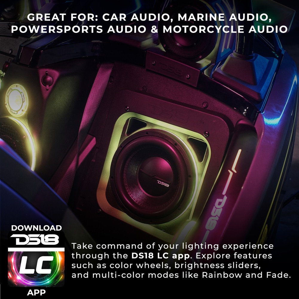 DS18 LC-DRM DIGITAL Lights Bluetooth Controller Water Resistant Bluetooth v5.4