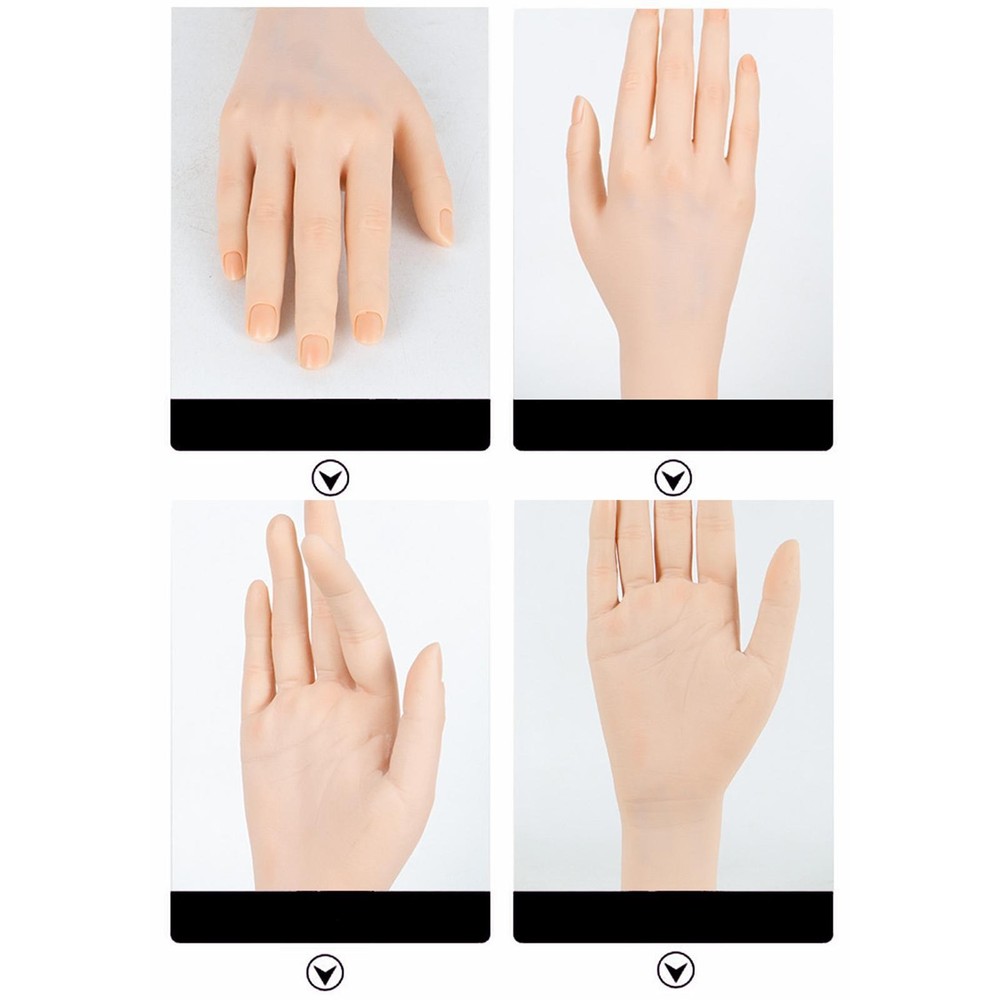 Practice Mannequin Hand Bendable for Acrylic Nails Pratice
