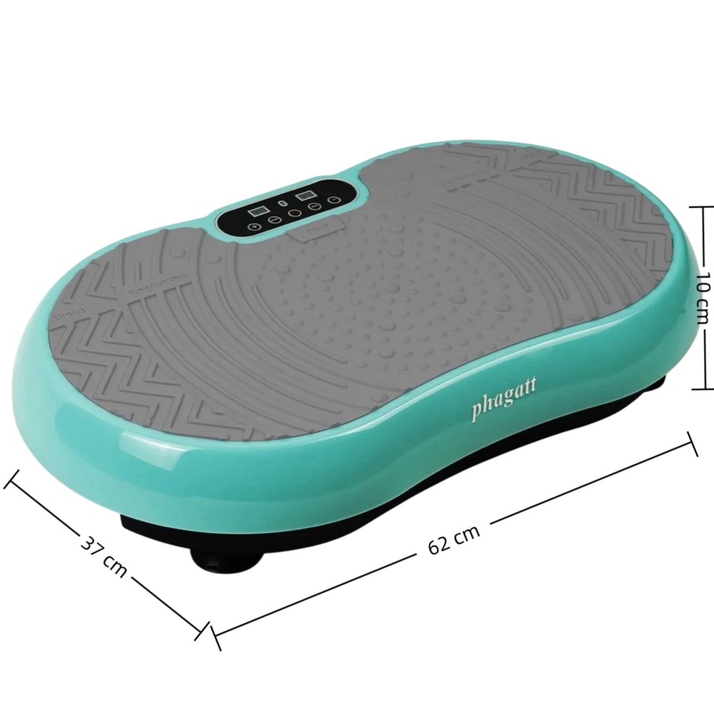 Vibration Plate Exercise Machine | Full Body Workout Platform w/ Remote & Bands