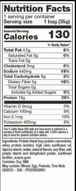 7 Bag Pack Proti Fit Ranch Chips Ideal Protein Compatible