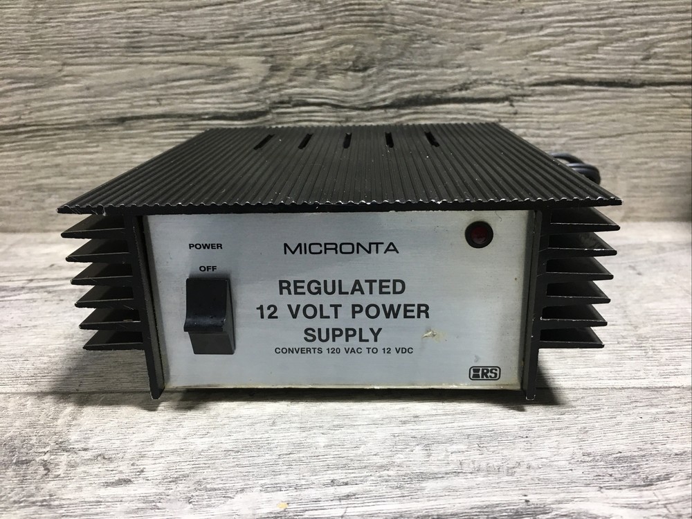 Micronta Regulated 12 volt Power Supply No. 22-120A Convert     #12