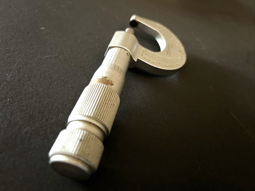 Brown and Sharpe Micrometer 0-1” Carbide Tips