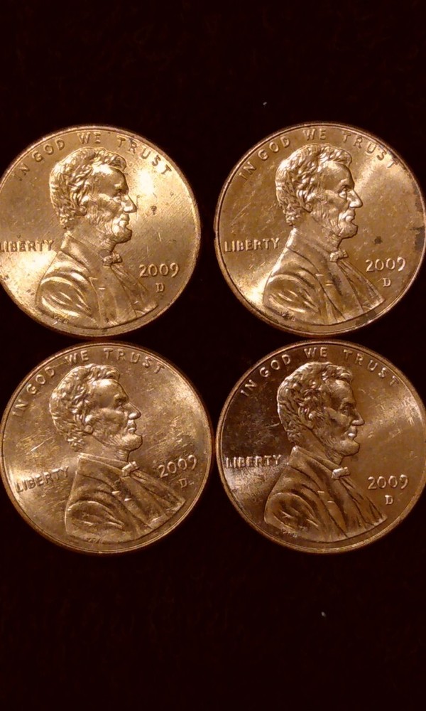 2009 bicentennial penny set