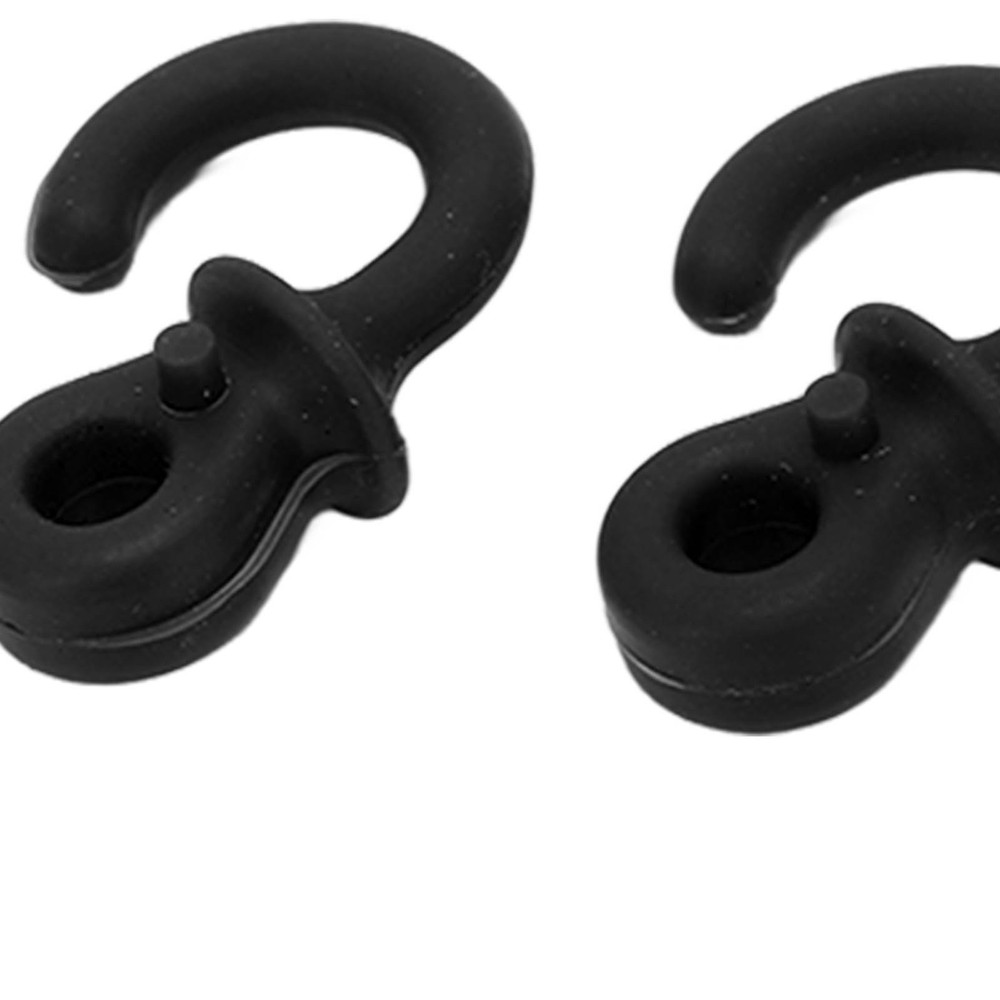 ♡ Black 4Pcs Archery Bow String Silencers Monkey Tail Compound Bow String