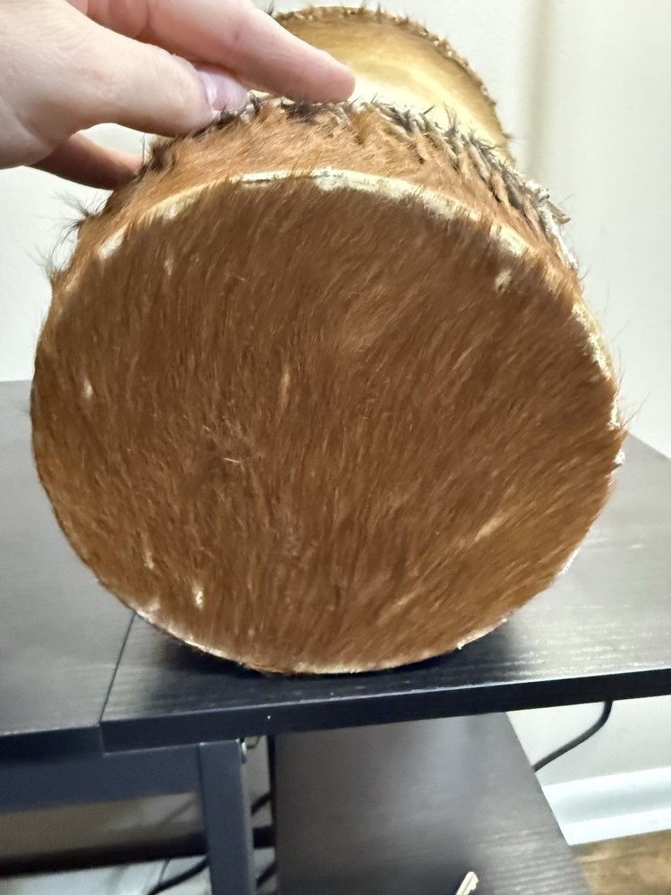 traditional African double-hide drum