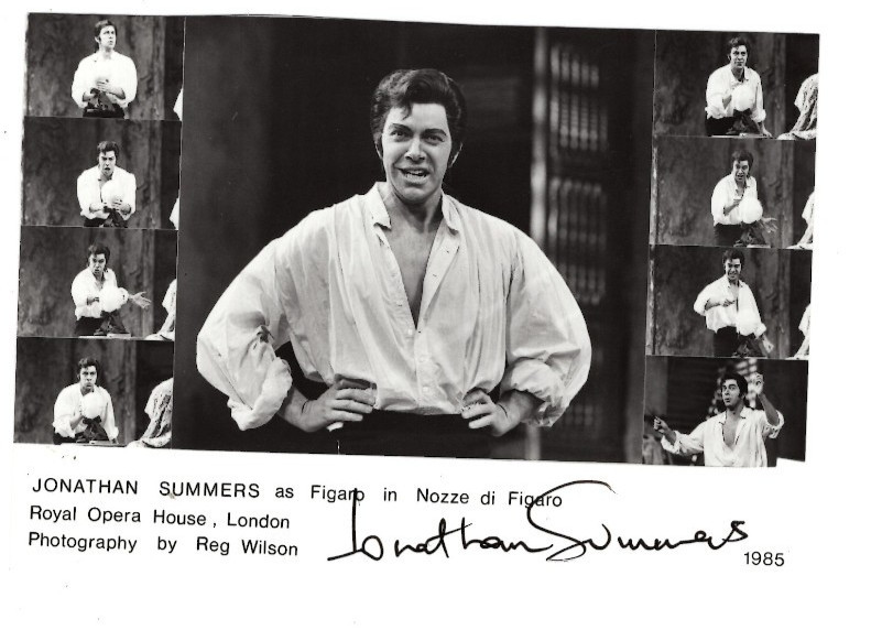 Jonathan Summers Signed Photo  / Autograph Opera Singer