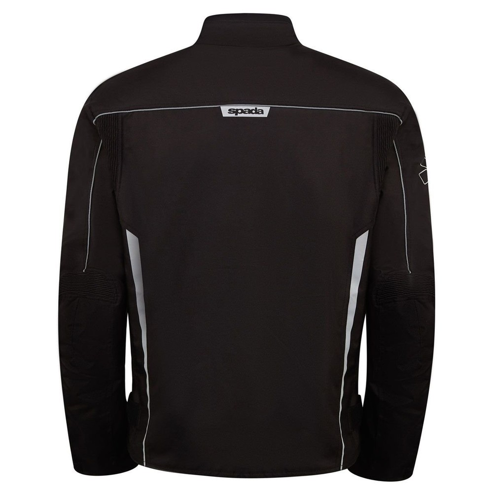 Spada Pace CE WP Textile Motorcycle Jacket Mens Plain Black