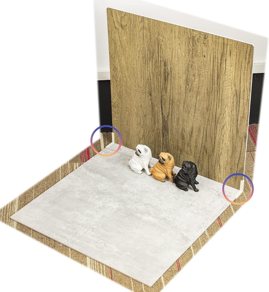 Adjustable Universal Backdrop Board Bracket Vertical L Shape 2 pack