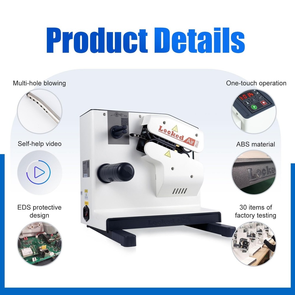 High-Speed Air Cushion Machine for Packaging & Shipping 3-Second Preheat, 26f...