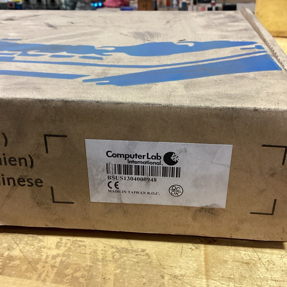 New CLI Computer Lab International 122-Key PS/2 Keyboard BSUS1304000948