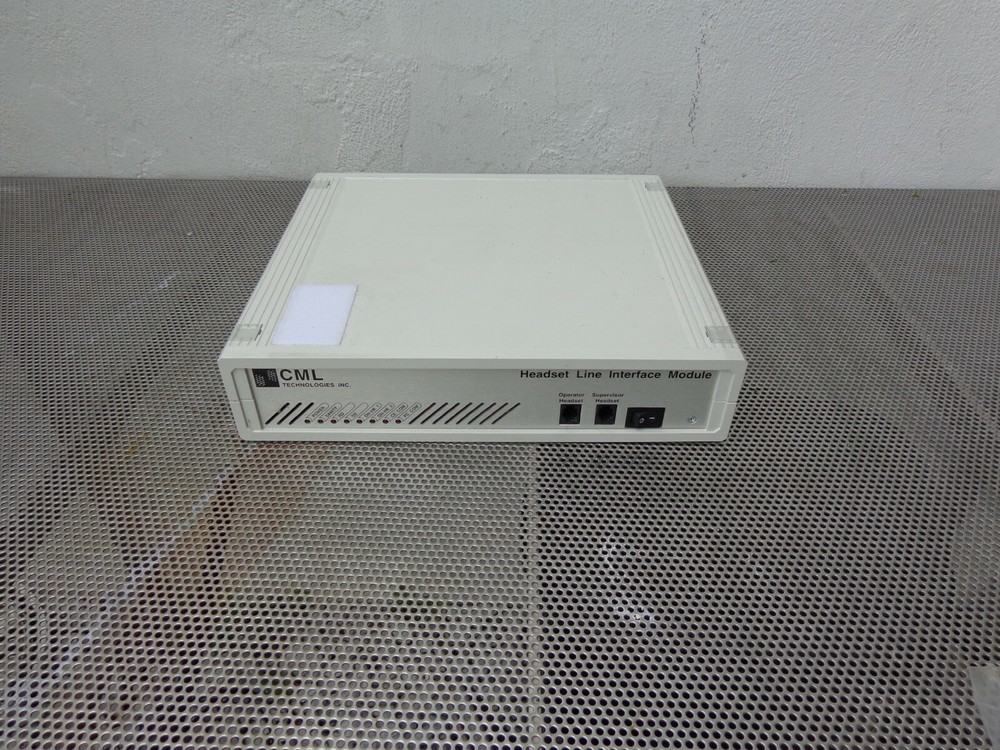 CML Technologies Headset Line Interface 911 Voice Data Module 3210597-11 3210601