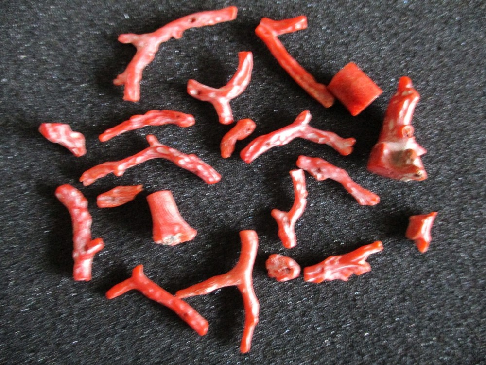 Red Coral Vintage Mediterranean 31 pieces