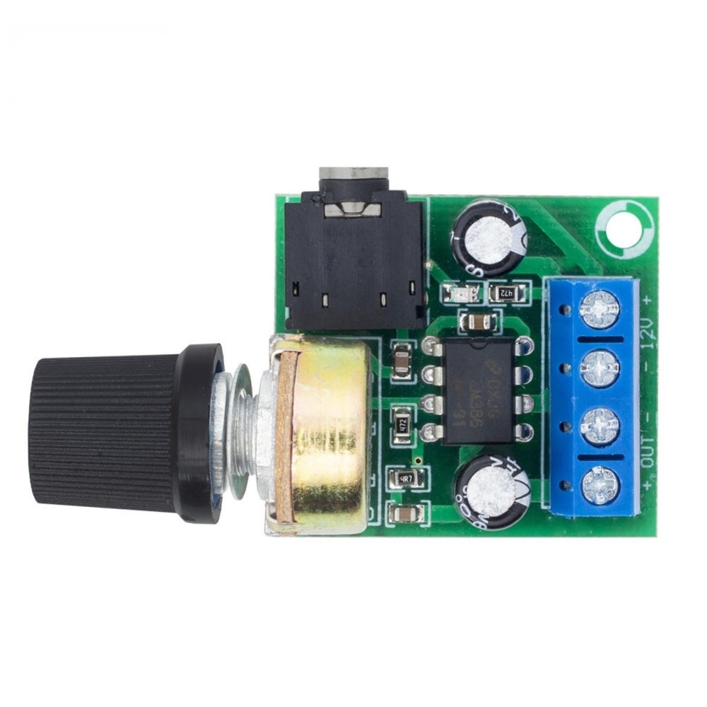 2* Adjustable Volume LM386 Mini Audio Power Amplifier Board DC3~12V Module D