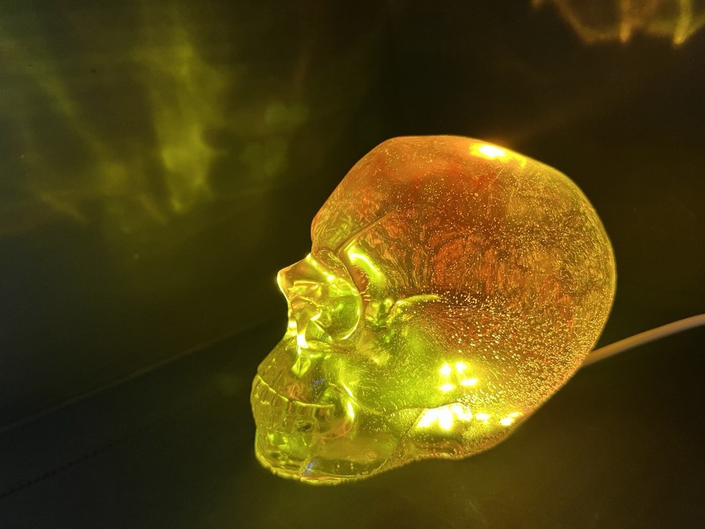 Hand made led Illuminated epoxy resin skull Light-USB Powered Decorative-02