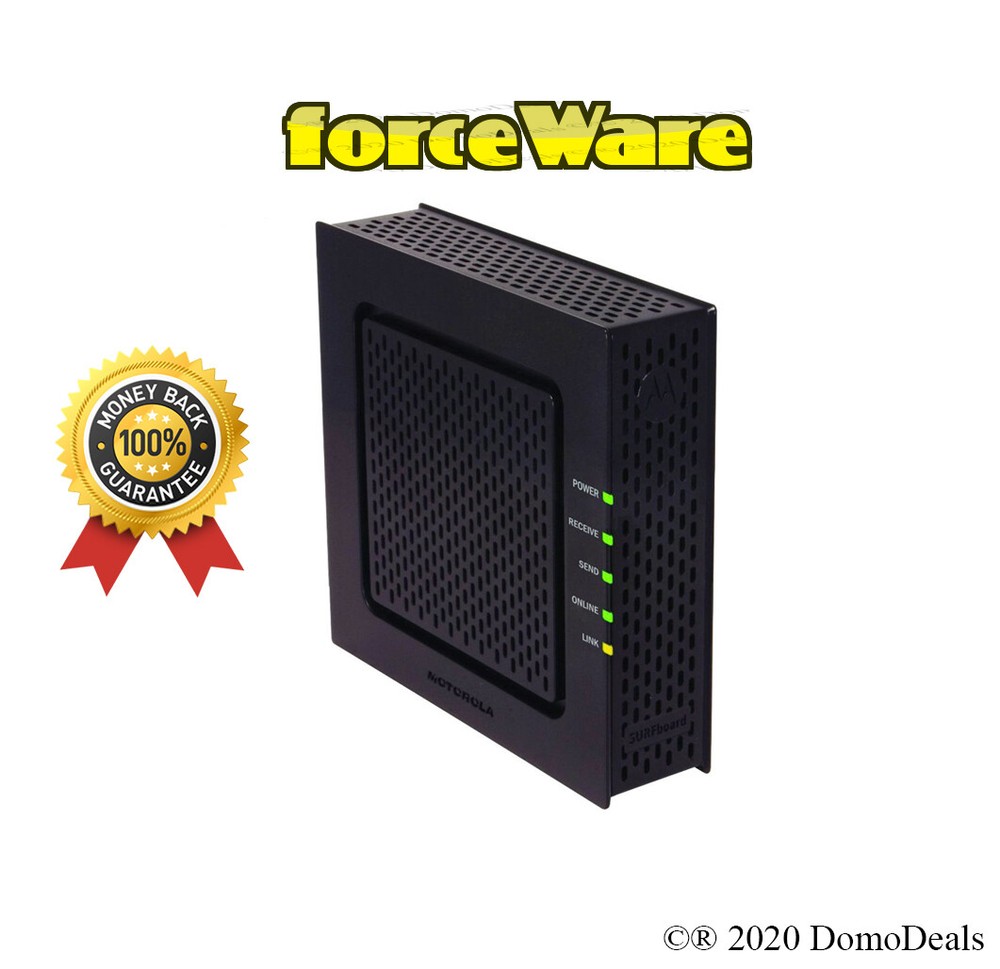 Motorola SB6120 DOCSIS 3.0 Cable Modem with forceWare