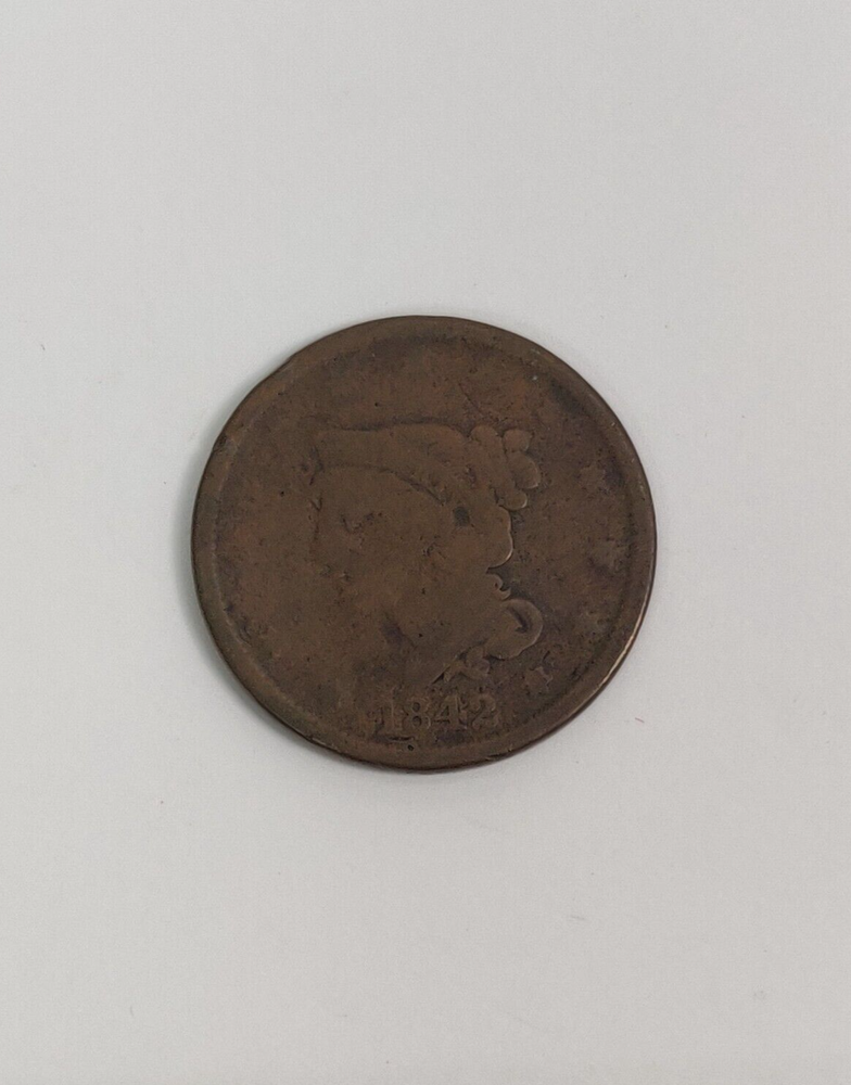 1842 LARGE CENT