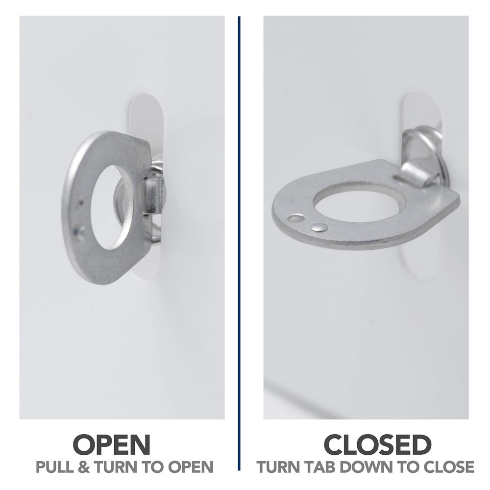 Steel Fastener RV Water Heater Latch Twist Cam Lock 2-Pack