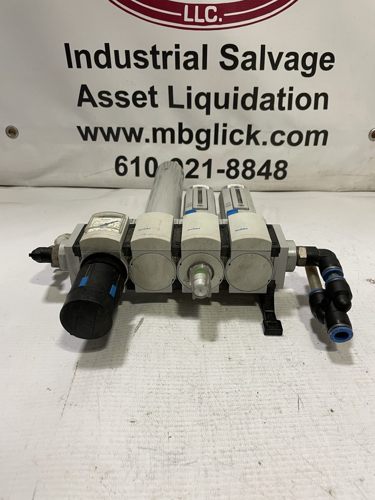 Festo MS4 Compressed Air Modular Pressure Filter Regulator Lubricator 180psi