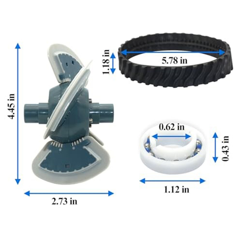 MX6 MX8 Series Pool Cleaner Complete Replacement Kit Engine Tracks Bearings