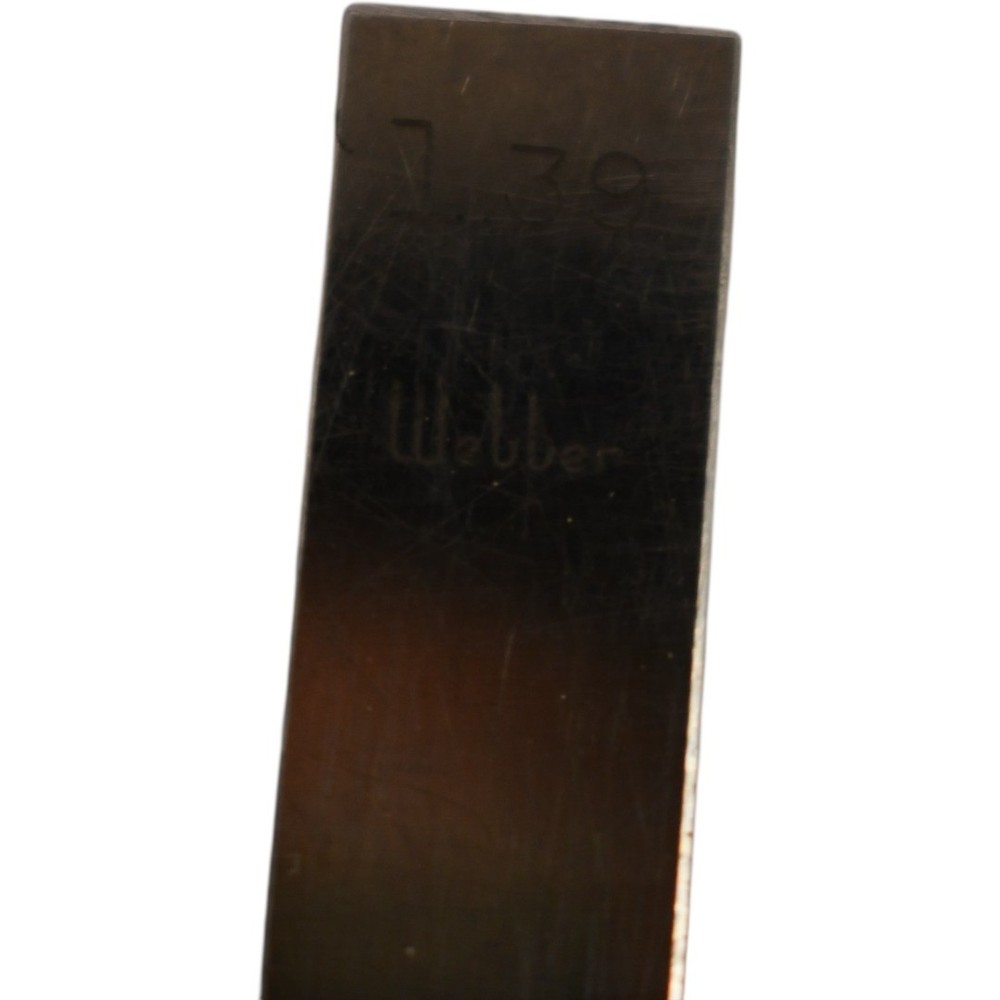 Weber 1.39mm Rectangular Steel Gage Block Inspection