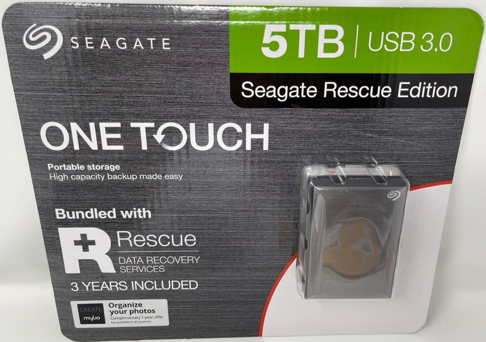 Seagate One Touch Portable Storage HD Drive 5TB Laptop Tablet PC Computer STKC50