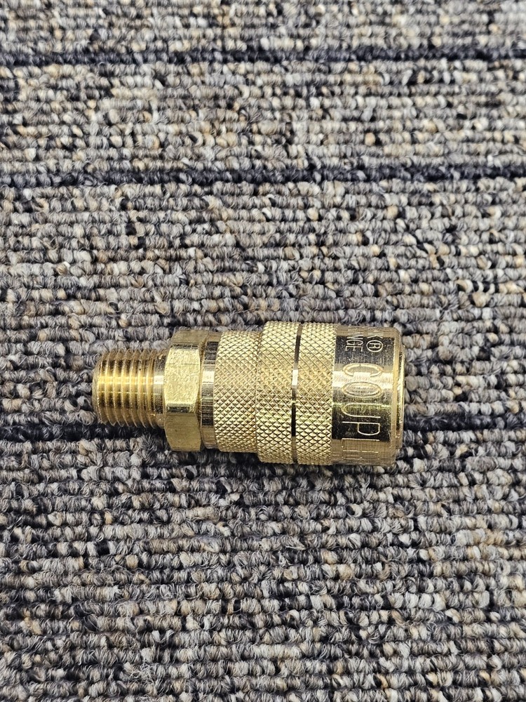 (QTY 4) Milton Kwik Change Coupler M Style 1/2" ID FNPT Brass Replacement