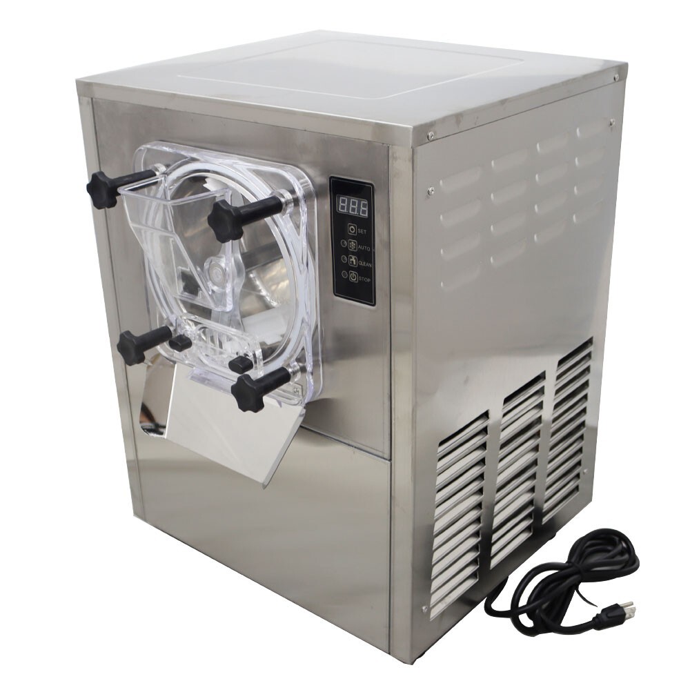 110V 25-30L/h Automatic Desktop Hard Ice Cream Machine Digital Display