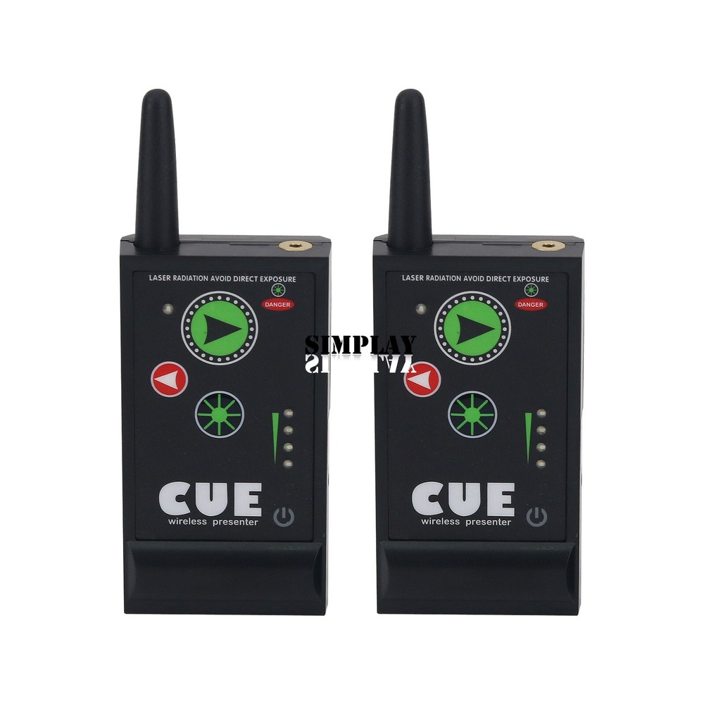 Super Cuelight Presenter Remote 1Receiver & 2Transmitters For PPT Presentation