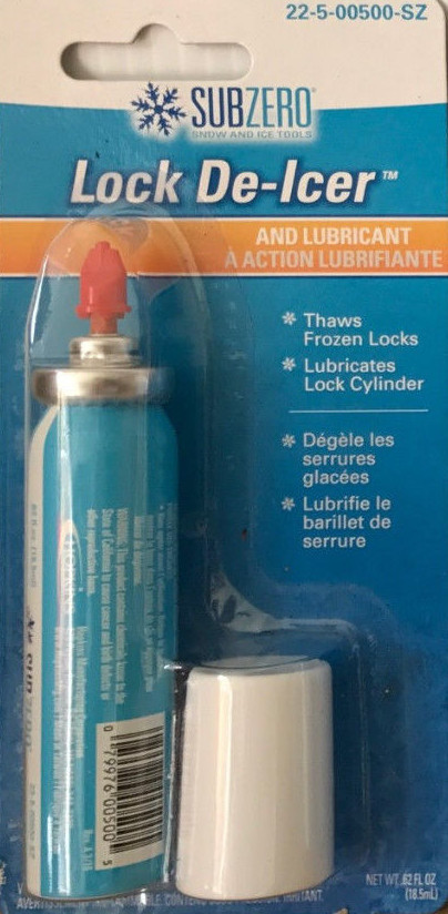 Hopkins SubZero Lock De-Icer and Lubricant -.62 ounces