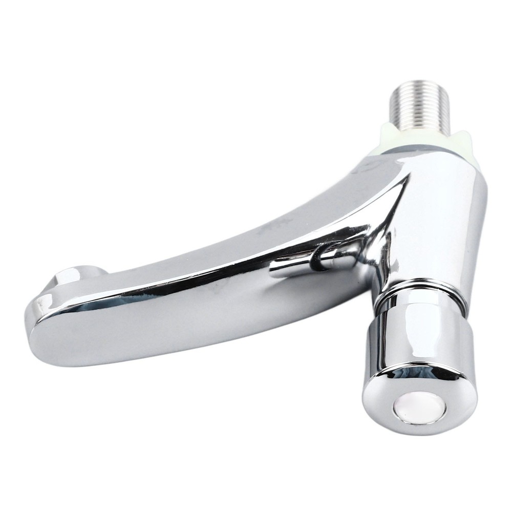 Basin Sink Faucet Push Button Design Water Saving Rugged Time Delay US