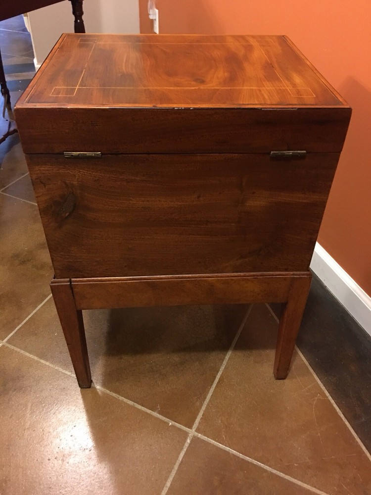 Antique Cellarette 19th C Mahogany
