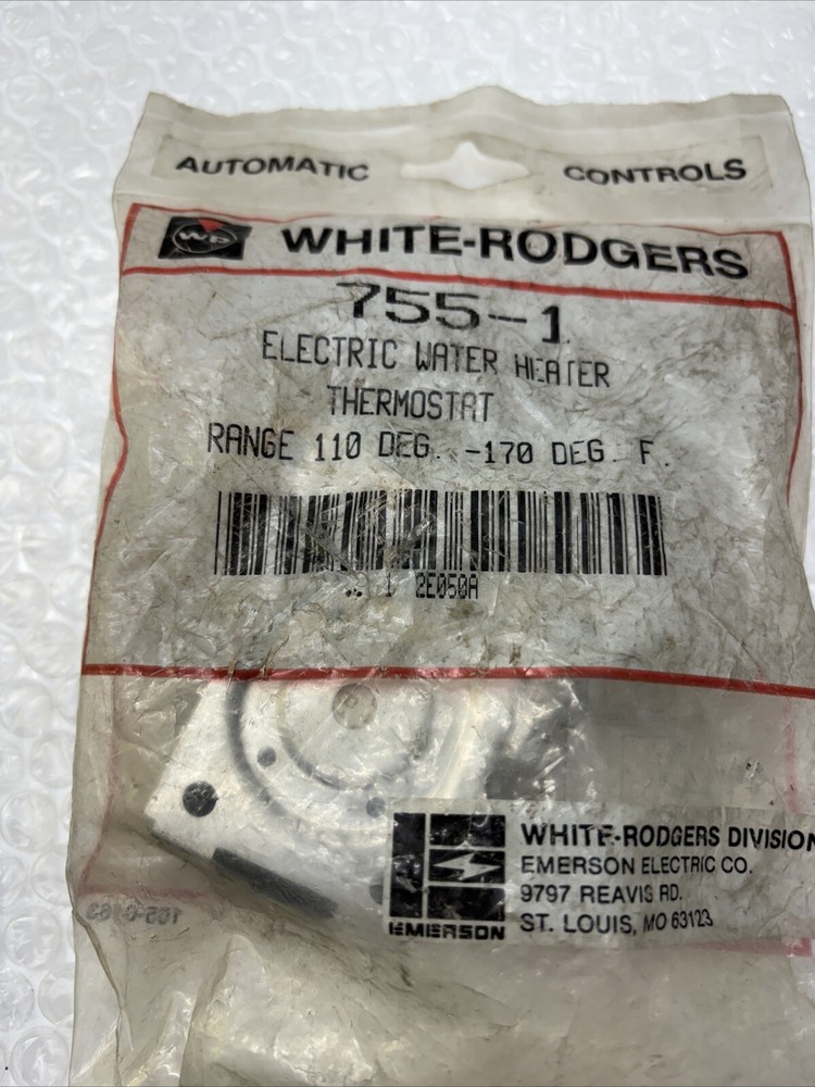 ** White Rodgersc 1- 754-1 Electric Water Heater Limit switch Control 1-755-1#