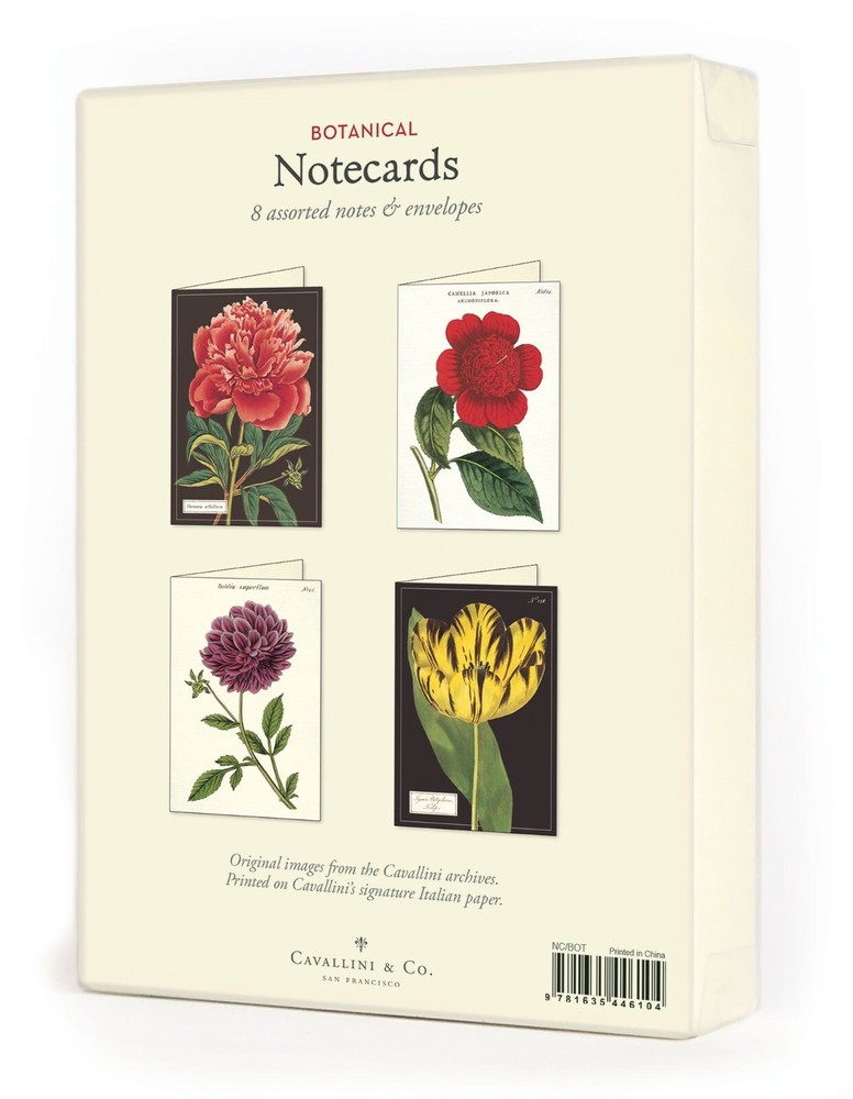 Cavallini & Co. Botanical Boxed Notecards, Assorted
