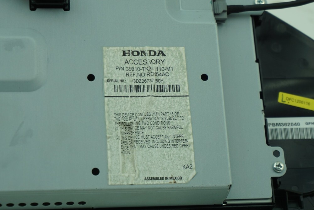 2014 - 2017 HONDA ODYSSEY DASH INFORMATION DISPLAY SCREEN OEM