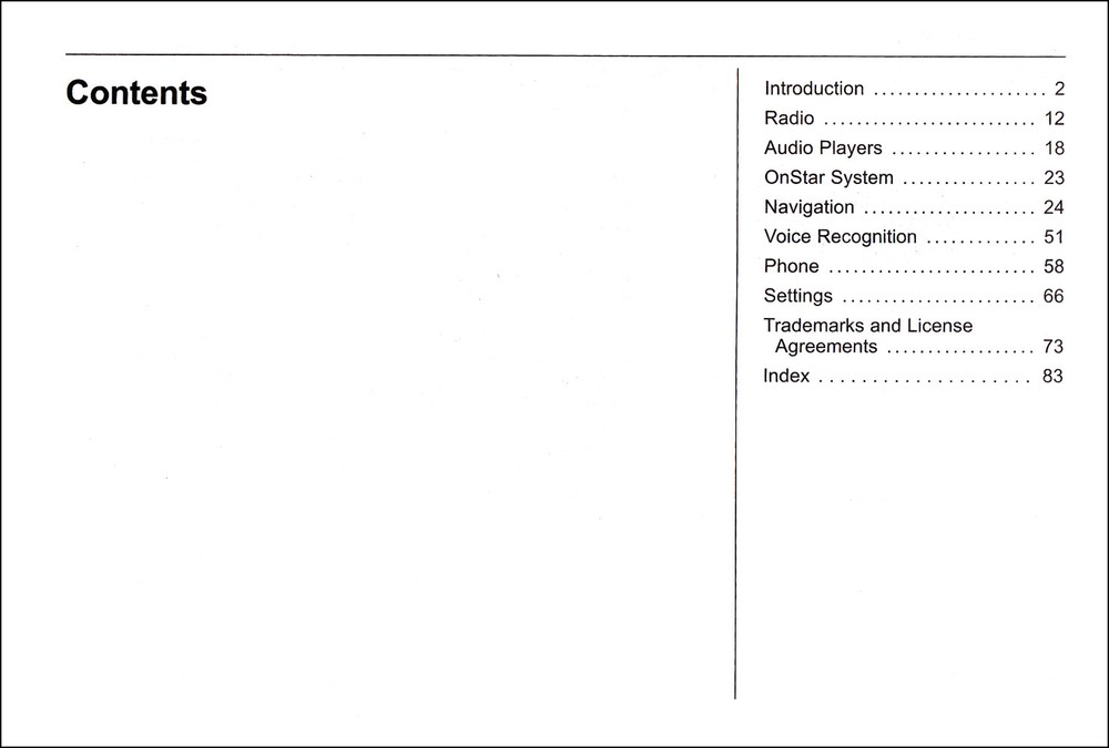 2019 Buick Navigation System Infotainment Owners Manual User Guide Book