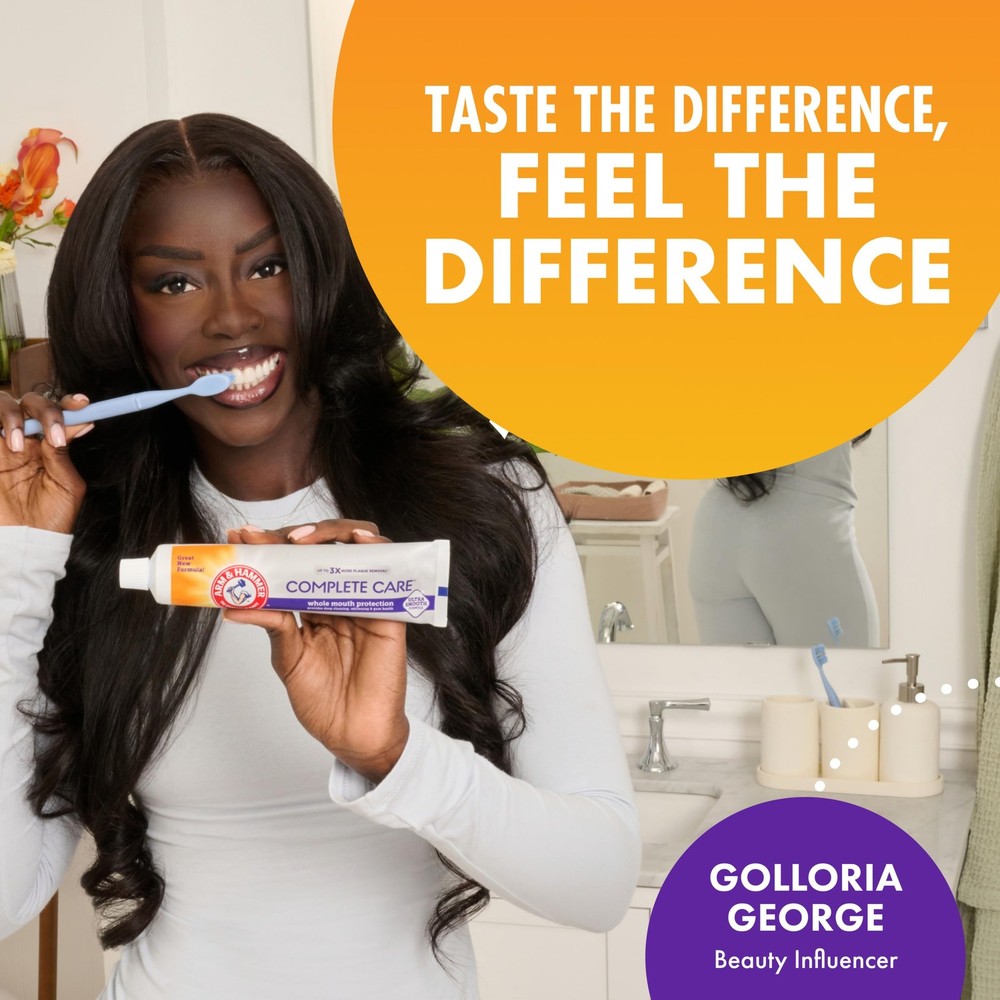 ARM & Hammer Complete Care Toothpaste, Teeth Whitening Toothpaste with Baking So