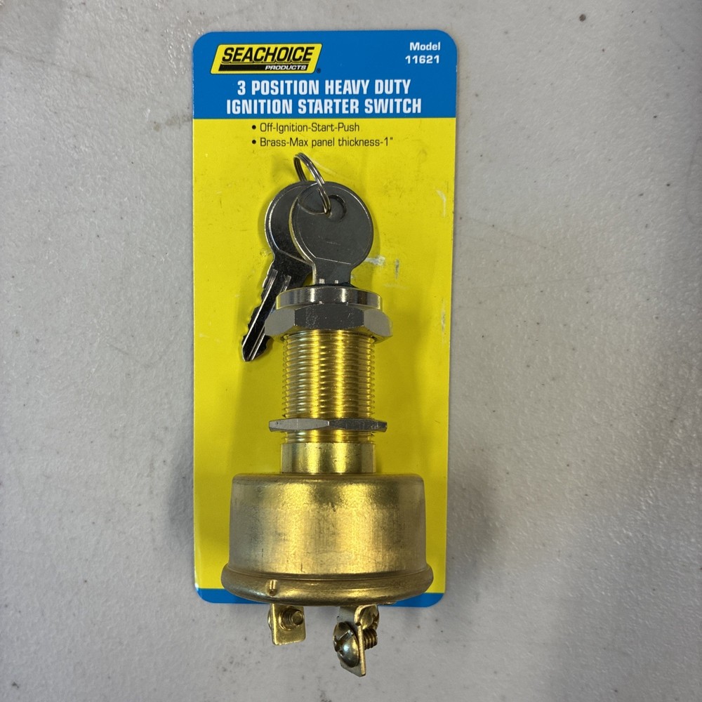 Seachoice 3-Position Heavy Duty Ignition Starter Switch