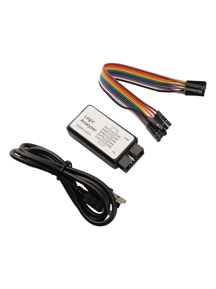 USB Logic Analyzer 24M Sampling Rate 8CH 8 Channel Microcontroller Debugging